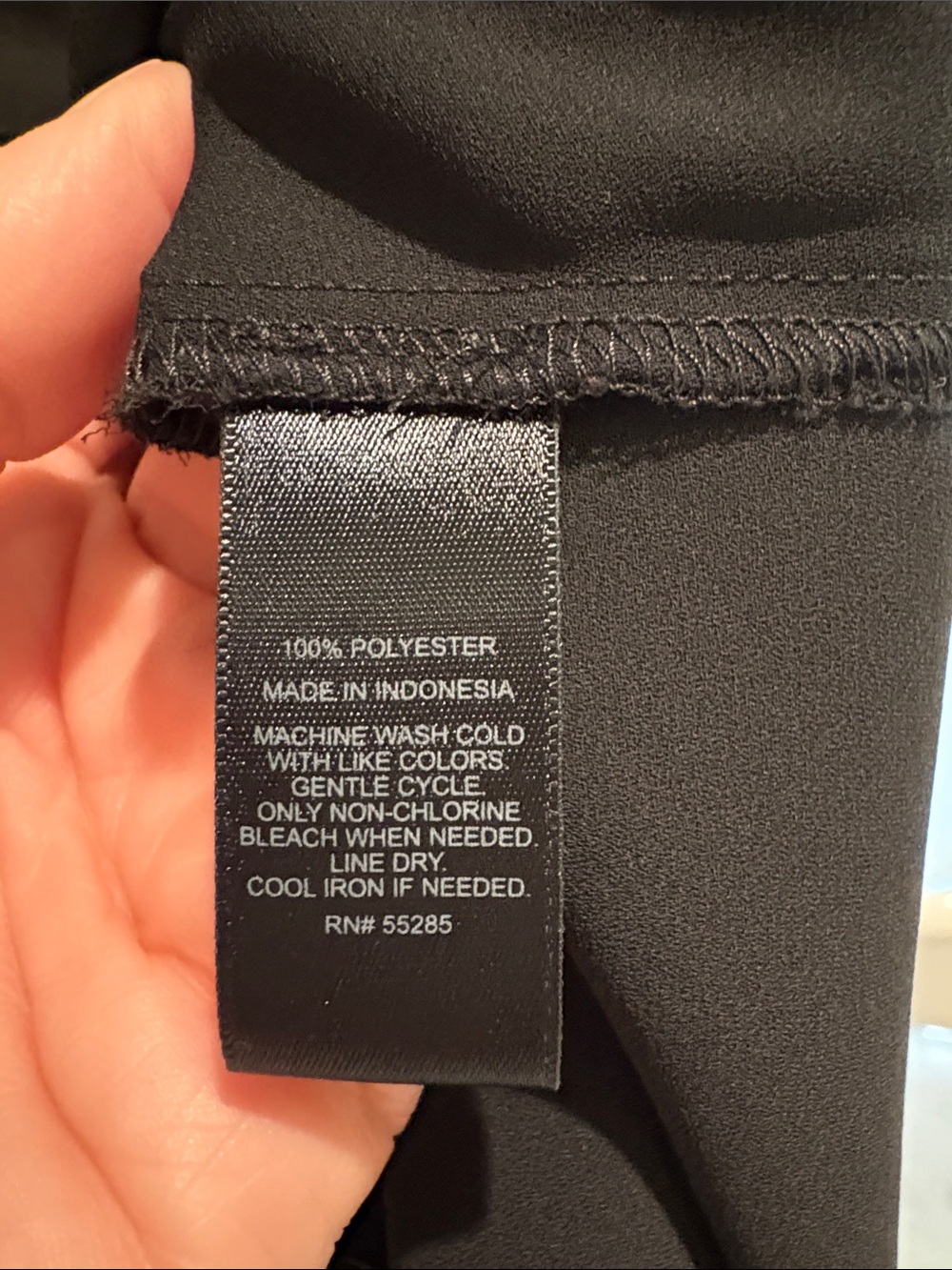 Express Black Long-Sleeve Button-Down Shirt - Picture 5 of 5